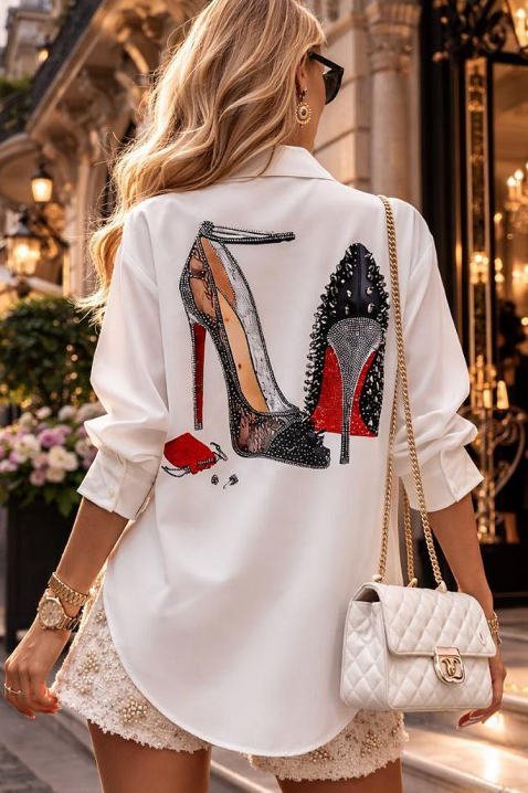 Дамска риза LORELANDA, Цвят: бял, IVET.BG - Твоят онлайн бутик.