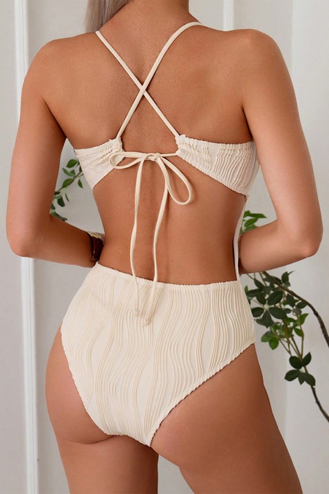 Цял бански TRIONEJA, Цвят: беж, IVET.BG - Твоят онлайн бутик.