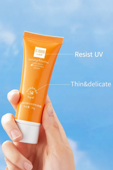 Слънцезащитен крем SENANA Face Sunscreen SPF 15IVET.BG - Твоят онлайн бутик.