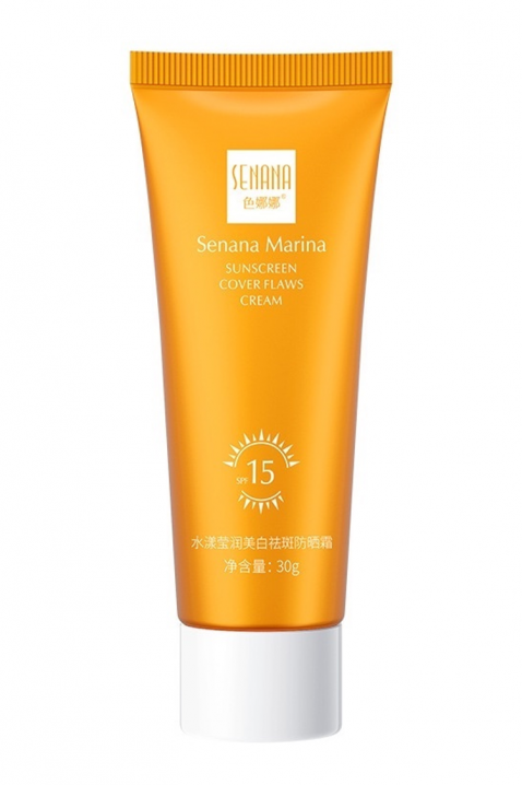 Слънцезащитен крем SENANA Face Sunscreen SPF 15IVET.BG - Твоят онлайн бутик.