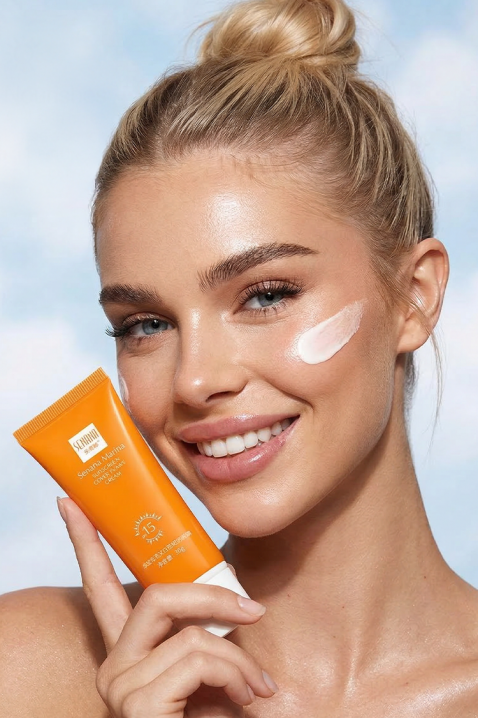 Слънцезащитен крем SENANA Face Sunscreen SPF 15IVET.BG - Твоят онлайн бутик.