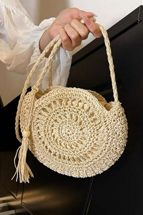 Дамска чанта PLANILZA ECRU, Цвят: екрю, IVET.BG - Твоят онлайн бутик.