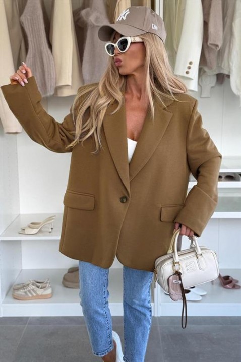 Сако COACHELZA CAMEL, Цвят: мока,светлокафяв, IVET.BG - Твоят онлайн бутик.