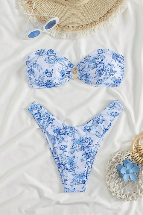 Бански LORIZIYA, Цвят: светлосин, IVET.BG - Твоят онлайн бутик.