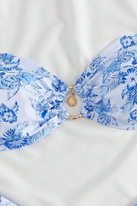 Бански LORIZIYA, Цвят: светлосин, IVET.BG - Твоят онлайн бутик.