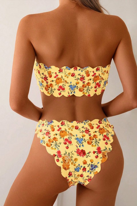 Бански VELZARA, Цвят: жълт, IVET.BG - Твоят онлайн бутик.