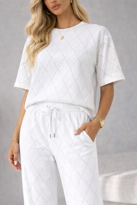 Комплект ZEKIRA WHITE, Цвят: бял, IVET.BG - Твоят онлайн бутик.