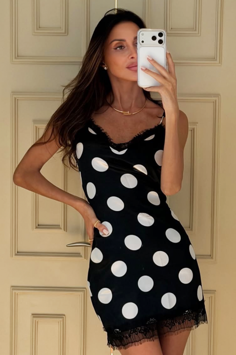 Рокля DROVILZA, Цвят: черен, IVET.BG - Твоят онлайн бутик.