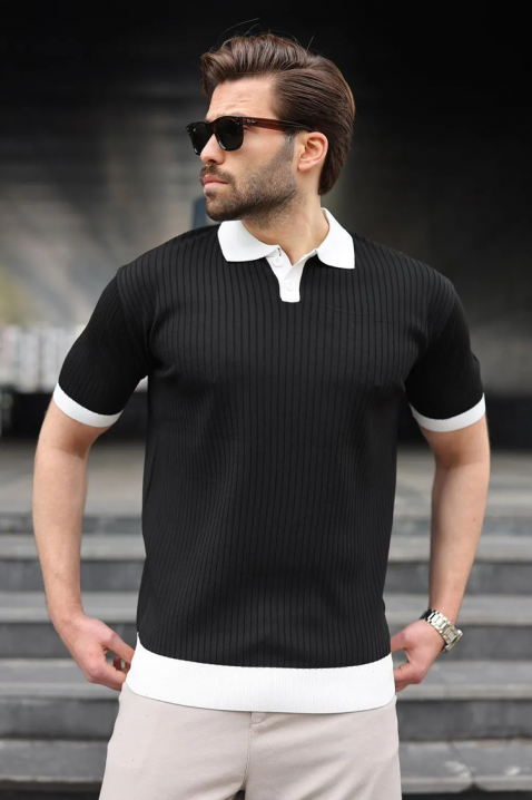 Мъжка тениска RONELMO BLACK, Цвят: черен, IVET.BG - Твоят онлайн бутик.