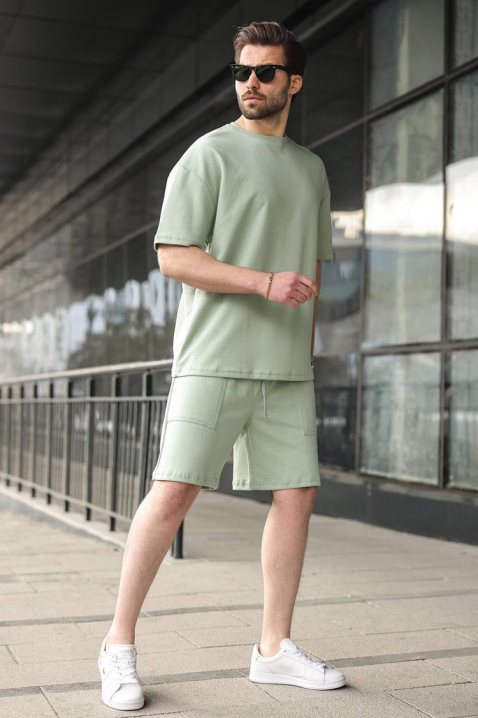 Мъжки комплект MORNELFO MINT, Цвят: мента, IVET.BG - Твоят онлайн бутик.