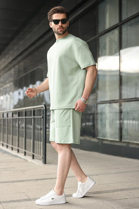 Мъжки комплект MORNELFO MINT, Цвят: мента, IVET.BG - Твоят онлайн бутик.