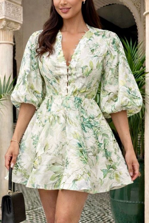 Рокля ZARONA, Цвят: зелен, IVET.BG - Твоят онлайн бутик.