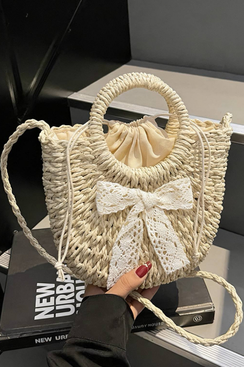 Дамска чанта DRANZELA, Цвят: екрю, IVET.BG - Твоят онлайн бутик.