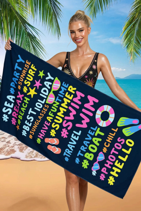 Плажна кърпа BLODINZA, Цвят: многоцветен, IVET.BG - Твоят онлайн бутик.