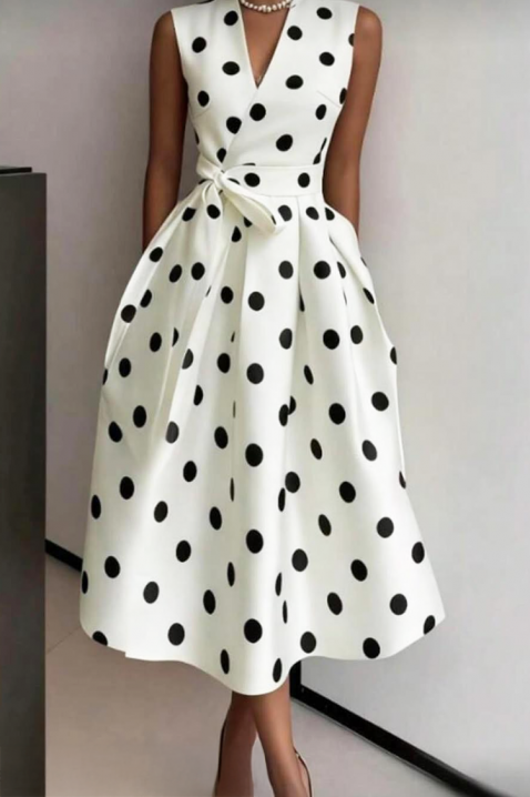 Рокля POLVINZA, Цвят: бял, IVET.BG - Твоят онлайн бутик.