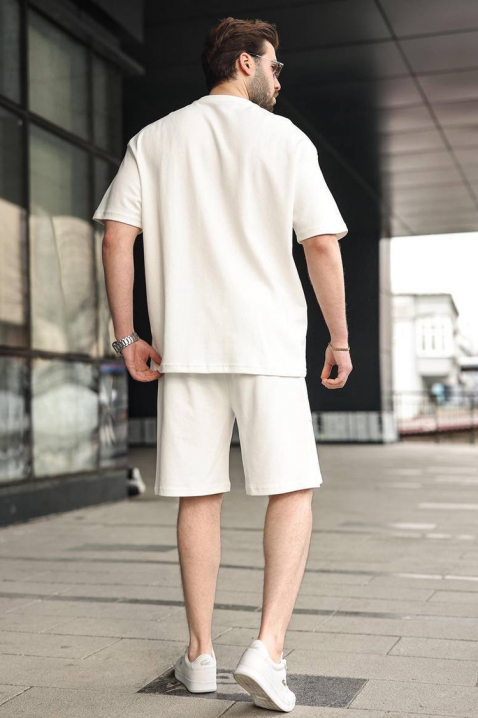 Мъжки комплект MORNELFO ECRU, Цвят: екрю, IVET.BG - Твоят онлайн бутик.