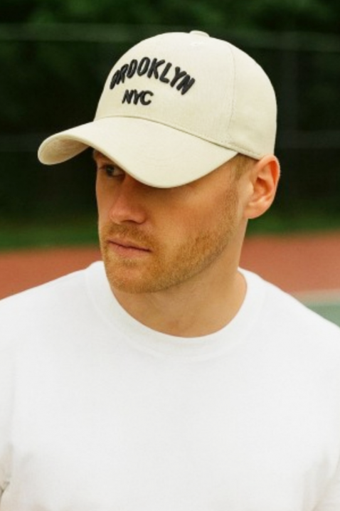 Мъжка шапка MARTELGO, Цвят: екрю, IVET.BG - Твоят онлайн бутик.