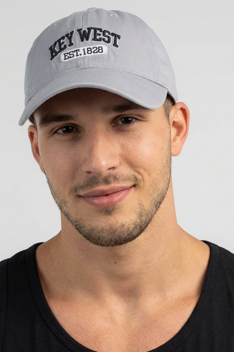 Мъжка шапка MORGELO, Цвят: сив, IVET.BG - Твоят онлайн бутик.