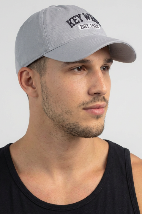 Мъжка шапка MORGELO, Цвят: сив, IVET.BG - Твоят онлайн бутик.