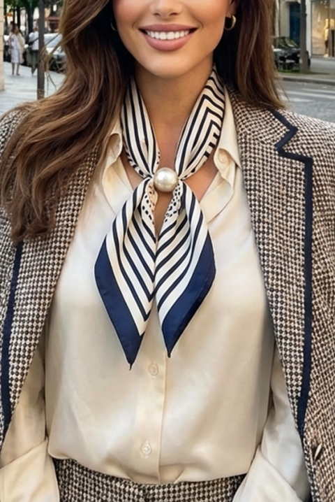 Фишу DELNOZA, Цвят: тъмносин, IVET.BG - Твоят онлайн бутик.