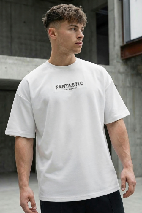 Мъжка тениска ALEKSINO WHITE, Цвят: бял, IVET.BG - Твоят онлайн бутик.