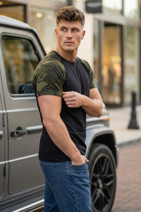 Мъжка тениска MARTINO BLACK, Цвят: бял, IVET.BG - Твоят онлайн бутик.