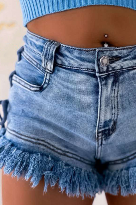 Къси панталонки ZAFORIA, Цвят: син, IVET.BG - Твоят онлайн бутик.