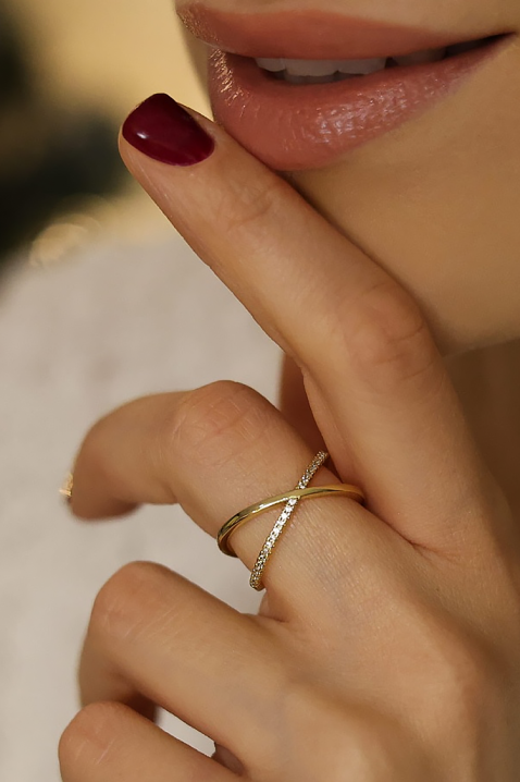 Пръстен CAMOLZA, Цвят: златен, IVET.BG - Твоят онлайн бутик.