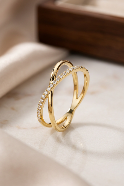 Пръстен CAMOLZA, Цвят: златен, IVET.BG - Твоят онлайн бутик.