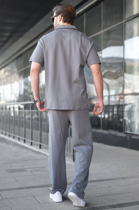 Мъжки комплект REDINO GRAY, Цвят: сив, IVET.BG - Твоят онлайн бутик.