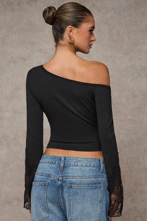 Дамска блуза ZAROLIA BLACK, Цвят: черен, IVET.BG - Твоят онлайн бутик.