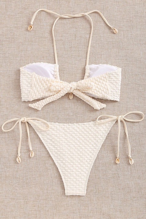 Бански TIOMEJA, Цвят: бял, IVET.BG - Твоят онлайн бутик.