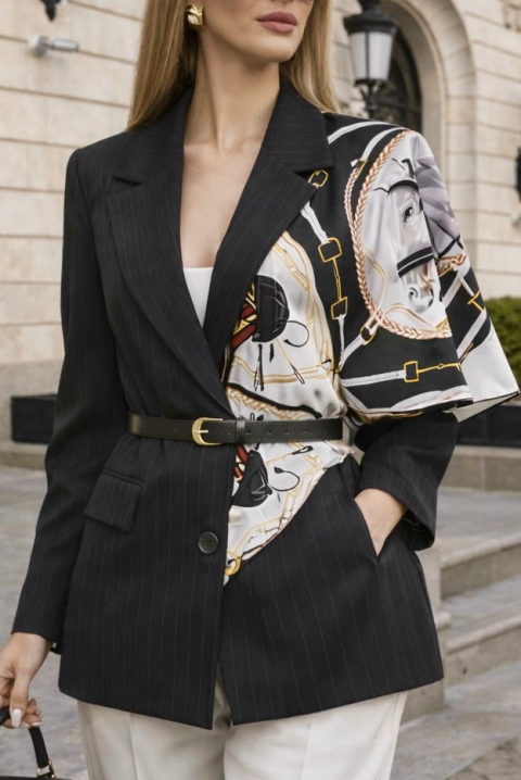 Сако SAMORIA, Цвят: черен, IVET.BG - Твоят онлайн бутик.