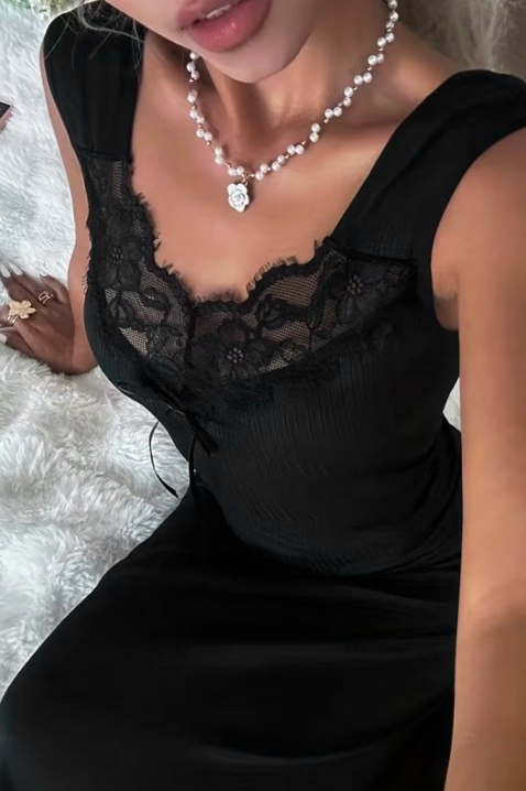 Рокля TANELIA, Цвят: черен, IVET.BG - Твоят онлайн бутик.