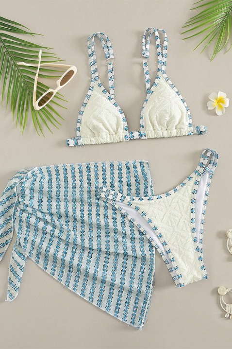 Плажен комплект SIMFOLRA WHITE, Цвят: бял, IVET.BG - Твоят онлайн бутик.