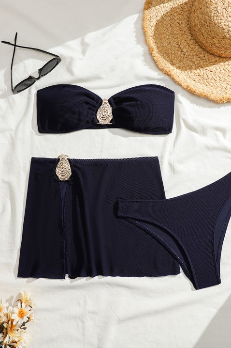 Плажен комплект BIOREVA NAVY, Цвят: тъмносин, IVET.BG - Твоят онлайн бутик.