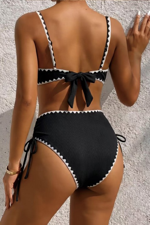 Бански KREFONSA, Цвят: черен, IVET.BG - Твоят онлайн бутик.