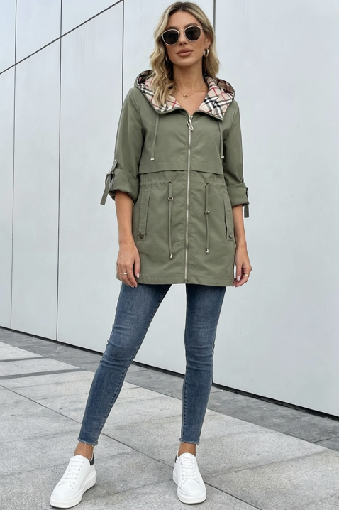 Яке ZAVORIA KHAKI, Цвят: каки, IVET.BG - Твоят онлайн бутик.