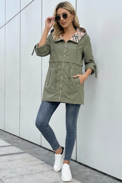 Яке ZAVORIA KHAKI, Цвят: каки, IVET.BG - Твоят онлайн бутик.