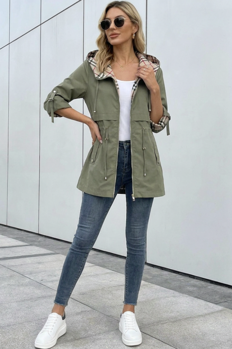 Яке ZAVORIA KHAKI, Цвят: каки, IVET.BG - Твоят онлайн бутик.