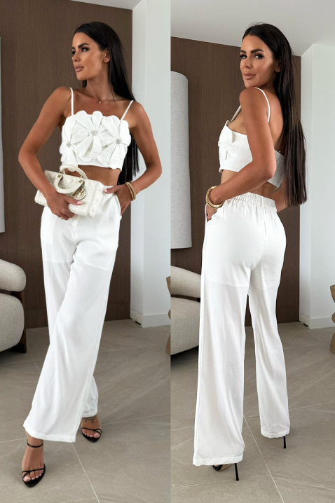 Комплект AZORINA WHITE, Цвят: бял, IVET.BG - Твоят онлайн бутик.