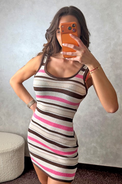 Рокля ALORZANA PINK, Цвят: многоцветен, IVET.BG - Твоят онлайн бутик.