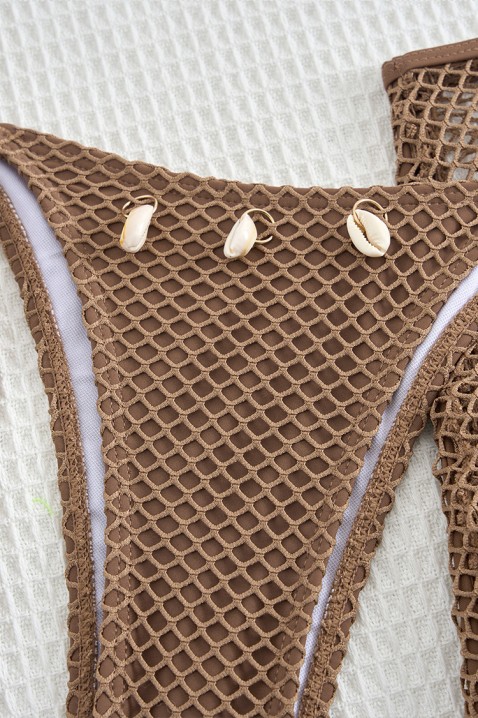 Плажен комплект FRENOSA BROWN, Цвят: кафяв, IVET.BG - Твоят онлайн бутик.