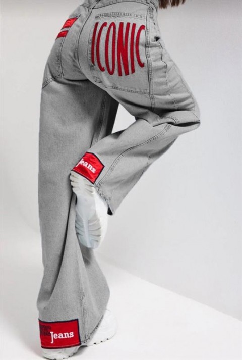 Дънки ICONZA, Цвят: светлосив, IVET.BG - Твоят онлайн бутик.