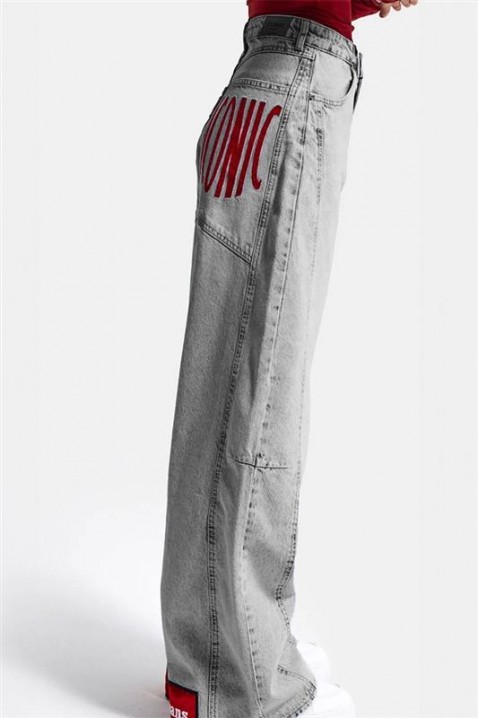 Дънки ICONZA, Цвят: светлосив, IVET.BG - Твоят онлайн бутик.