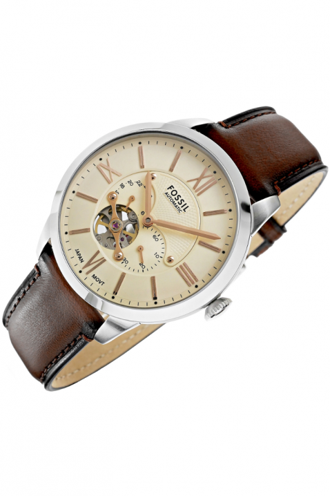 Мъжки часовник Fossil Townsman Automatic ME3266, Цвят: кафяв, IVET.BG - Твоят онлайн бутик.