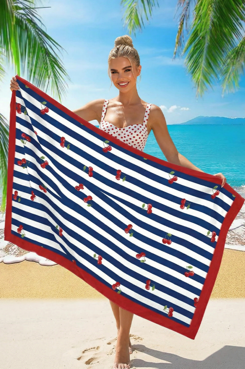 Плажна кърпа CHERILDA, Цвят: тъмносин, IVET.BG - Твоят онлайн бутик.