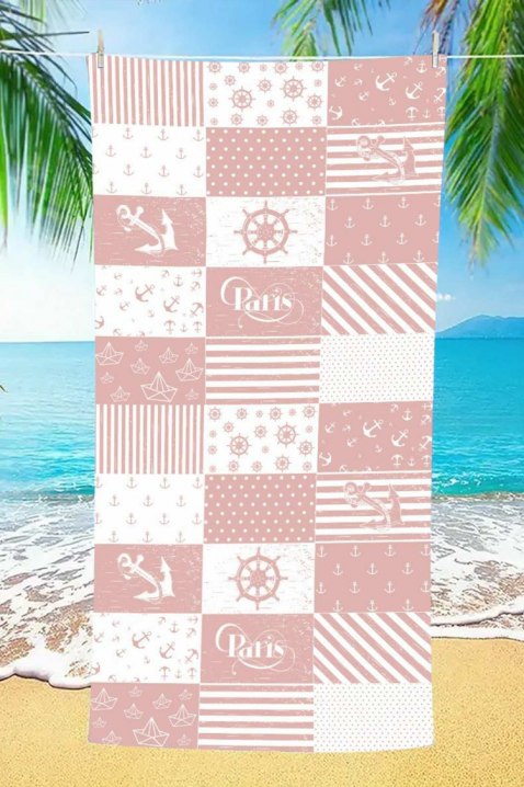 Плажна кърпа NOMILDA, Цвят: розов, IVET.BG - Твоят онлайн бутик.