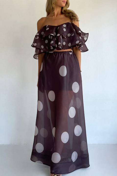 Комплект DLONDELA BROWN, Цвят: кафяв, IVET.BG - Твоят онлайн бутик.