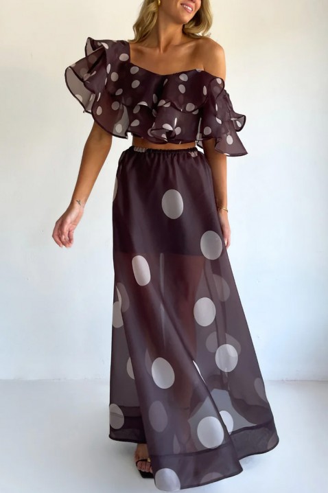 Комплект DLONDELA BROWN, Цвят: кафяв, IVET.BG - Твоят онлайн бутик.